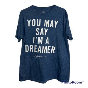 Blue Zion Rootswear John Lennon Quote Tee